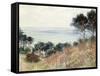 The Coast of Varengeville-Claude Monet-Framed Stretched Canvas