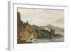 The Coast under Vietri, Salerno in the Distance, 19th Century-J. M. W. Turner-Framed Giclee Print