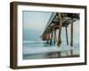 The Coastal Pier-Bill Carson Photography-Framed Art Print