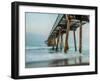 The Coastal Pier-Bill Carson Photography-Framed Art Print