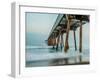 The Coastal Pier-Bill Carson Photography-Framed Art Print