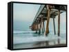 The Coastal Pier-Bill Carson Photography-Framed Stretched Canvas