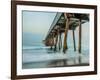 The Coastal Pier-Bill Carson Photography-Framed Art Print