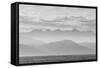 The Coastline of Kaikoura in Black and White, South Island, New Zealand, Pacific-Michael Nolan-Framed Stretched Canvas