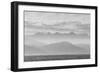 The Coastline of Kaikoura in Black and White, South Island, New Zealand, Pacific-Michael Nolan-Framed Photographic Print