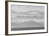 The Coastline of Kaikoura in Black and White, South Island, New Zealand, Pacific-Michael Nolan-Framed Photographic Print