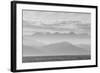 The Coastline of Kaikoura in Black and White, South Island, New Zealand, Pacific-Michael Nolan-Framed Photographic Print