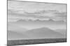 The Coastline of Kaikoura in Black and White, South Island, New Zealand, Pacific-Michael Nolan-Mounted Photographic Print