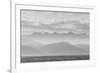 The Coastline of Kaikoura in Black and White, South Island, New Zealand, Pacific-Michael Nolan-Framed Photographic Print