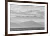 The Coastline of Kaikoura in Black and White, South Island, New Zealand, Pacific-Michael Nolan-Framed Photographic Print