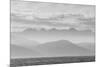 The Coastline of Kaikoura in Black and White, South Island, New Zealand, Pacific-Michael Nolan-Mounted Photographic Print