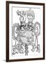 The Coat of Arms of Florian Waldauf, 1500-Albrecht Dürer-Framed Giclee Print