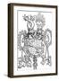 The Coat of Arms of Florian Waldauf, 1500-Albrecht Dürer-Framed Giclee Print