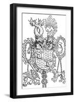 The Coat of Arms of Florian Waldauf, 1500-Albrecht Dürer-Framed Giclee Print