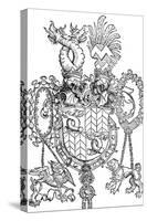 The Coat of Arms of Florian Waldauf, 1500-Albrecht Dürer-Stretched Canvas