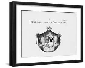 The Coat of Arms of the Obolensky House-null-Framed Giclee Print