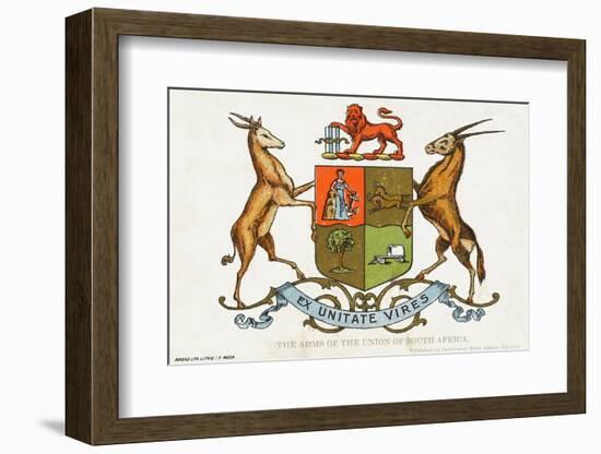 The Coat of Arms of the Union of South Africa-null-Framed Photographic Print