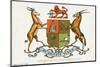 The Coat of Arms of the Union of South Africa-null-Mounted Photographic Print