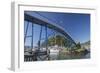 The Coathanger Bridge spanning the marina, Picton, Marlborough, South Island, New Zealand, Pacific-Ruth Tomlinson-Framed Photographic Print