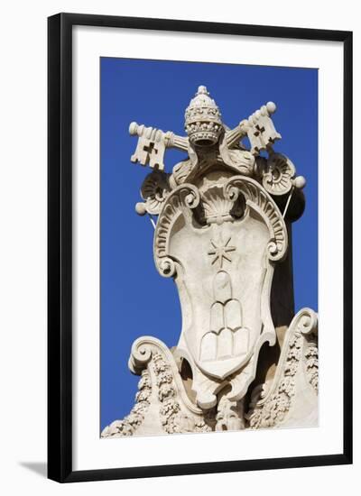 The Coats of Arms of the Holy See and Vatican City State-Stuart Black-Framed Photographic Print