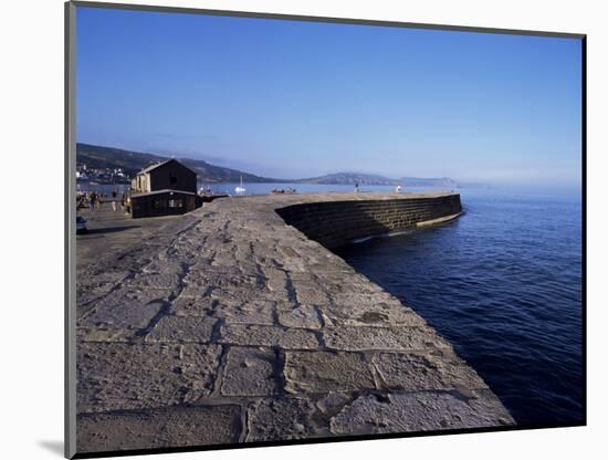 The Cobb, Lyme Regis, Dorset, England, United Kingdom-John Miller-Mounted Photographic Print