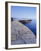 The Cobb, Lyme Regis, Dorset, England-John Miller-Framed Photographic Print