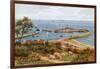 The Cobb, Lyme Regis, from Holmbush-Alfred Robert Quinton-Framed Giclee Print