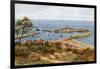 The Cobb, Lyme Regis, from Holmbush-Alfred Robert Quinton-Framed Giclee Print