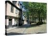 The Cobbled Medieval Square of Elm Hill, Norwich, Norfolk, England, United Kingdom-Ruth Tomlinson-Stretched Canvas