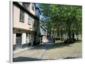 The Cobbled Medieval Square of Elm Hill, Norwich, Norfolk, England, United Kingdom-Ruth Tomlinson-Framed Photographic Print