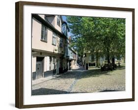 The Cobbled Medieval Square of Elm Hill, Norwich, Norfolk, England, United Kingdom-Ruth Tomlinson-Framed Photographic Print