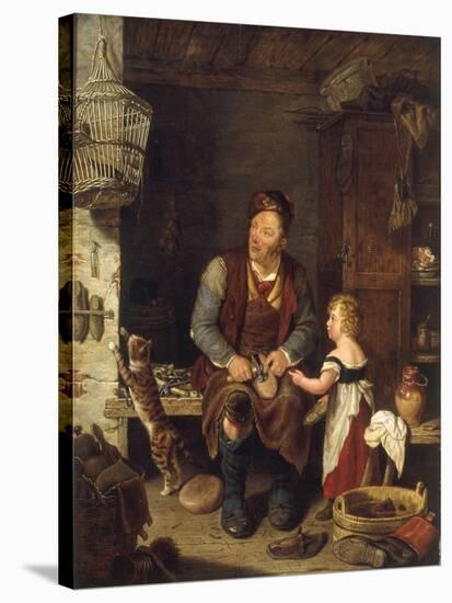 The Cobbler, 1839-Alexander Fraser-Stretched Canvas