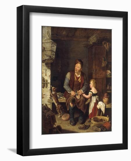 The Cobbler, 1839-Alexander Fraser-Framed Giclee Print
