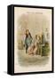 The Cobbler and the Financier-Gustave Doré-Framed Stretched Canvas