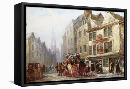 The Cock and Magpie, Drury Lane, London-John Charles Maggs-Framed Stretched Canvas