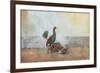 The Cock Fight, 1885-Winslow Homer-Framed Giclee Print