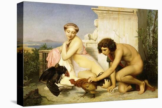 The Cock Fight-Jean Leon Gerome-Stretched Canvas