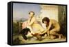 The Cock Fight-Jean Leon Gerome-Framed Stretched Canvas