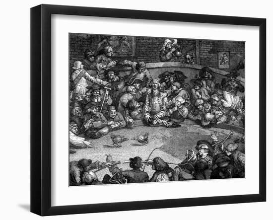 The Cock-Pit, 1759-William Hogarth-Framed Giclee Print