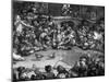 The Cock-Pit, 1759-William Hogarth-Mounted Giclee Print