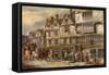 The Cock Tavern, Bishopsgate Street, London-J.C. Maggs-Framed Stretched Canvas