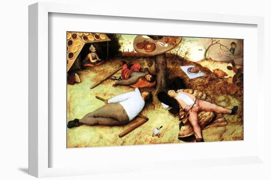 The Cockaigne-Pieter Bruegel the Elder-Framed Art Print