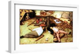 The Cockaigne-Pieter Bruegel the Elder-Framed Art Print