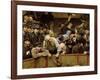 The Cockfight, 1889-Remy Cogghe-Framed Giclee Print