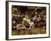 The Cockfight, 1889-Remy Cogghe-Framed Giclee Print