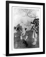 The Cockfight-Suzuki Harunobu-Framed Giclee Print