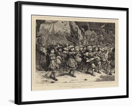 The Cockhorse Regiment, a Mediaeval Episode-Charles Joseph Staniland-Framed Giclee Print