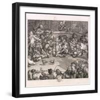 The Cockpit, London, 1759-William Hogarth-Framed Giclee Print