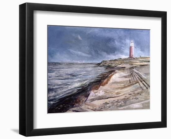 The Cocksdorp Lighthouse, Texel, Netherlands, 2003-John Erskine-Framed Giclee Print