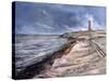 The Cocksdorp Lighthouse, Texel, Netherlands, 2003-John Erskine-Stretched Canvas